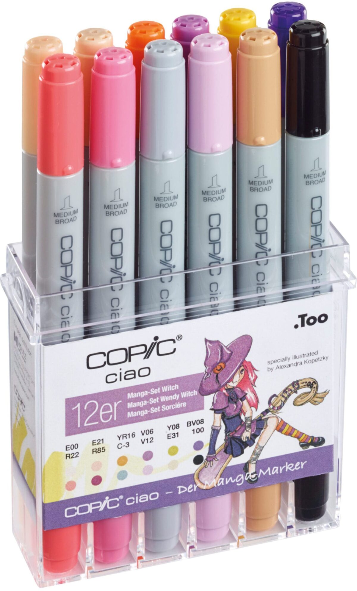 COPIC Marker Ciao 22075713 12er Set Witch – Hochwertig & günstig bei ShopDeca