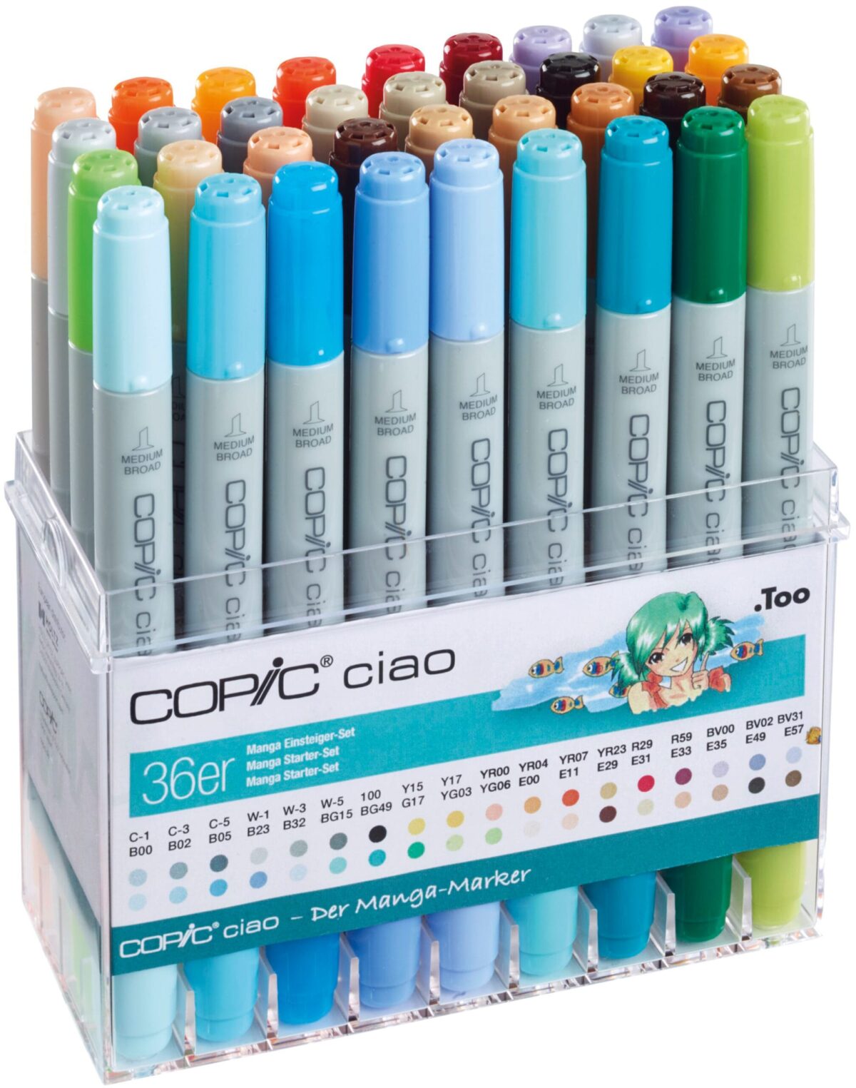 COPIC Marker Ciao 22075715 36er Set Manga – Hochwertig & günstig bei ShopDeca