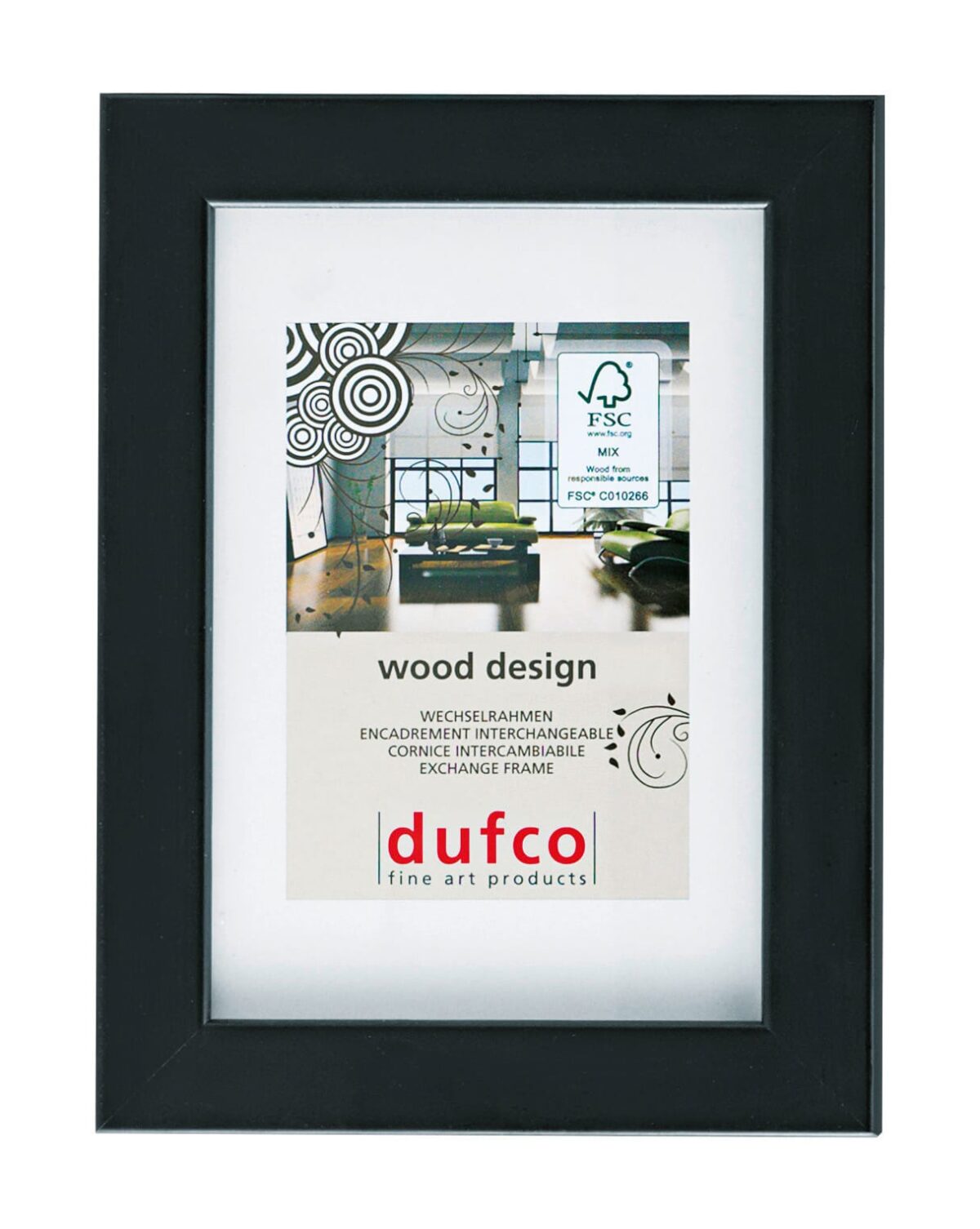 DUFCO Holz-Bilderrahmen 30x45cm 1610.80111 Toronto schwarz – Hochwertig & günstig bei ShopDeca