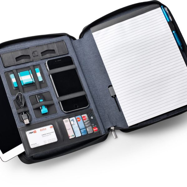 DUFCO Konferenzmappe A4 48-2027.000 Powerbank 5000 mAH, jeansblau