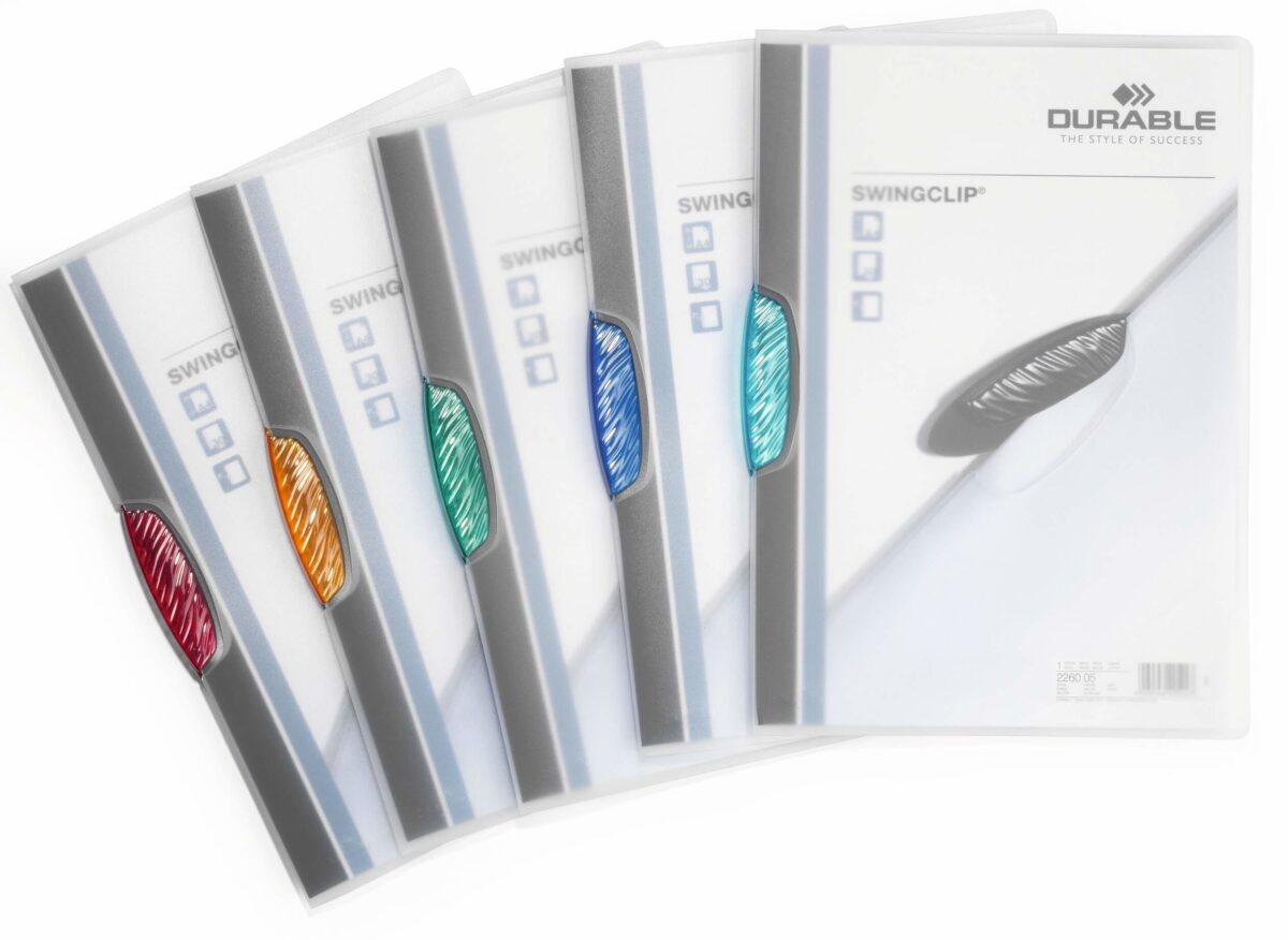 DURABLE Klemmhefter SWINGCLIP A4 228400 farbig assortiert 5 Stück – Hochwertig & günstig bei ShopDeca