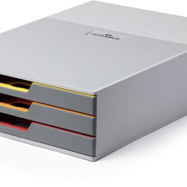 DURABLE Schubladenbox Varicolor 3 760327 280X95X356mm