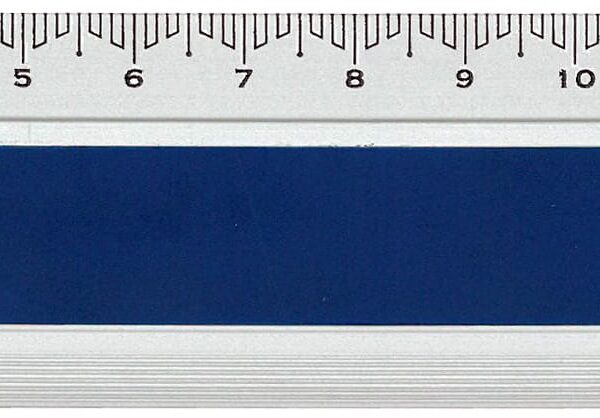 DUX Lineal Joy Color 15cm FA-JC/15B Alu, blau