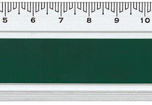 DUX Lineal Joy Color 15cm FA-JC/15G Alu, grün