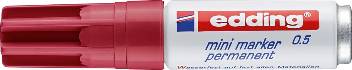 EDDING Mini Marker permanent 1,5-3mm 0-19 karmin – Hochwertig & günstig bei ShopDeca