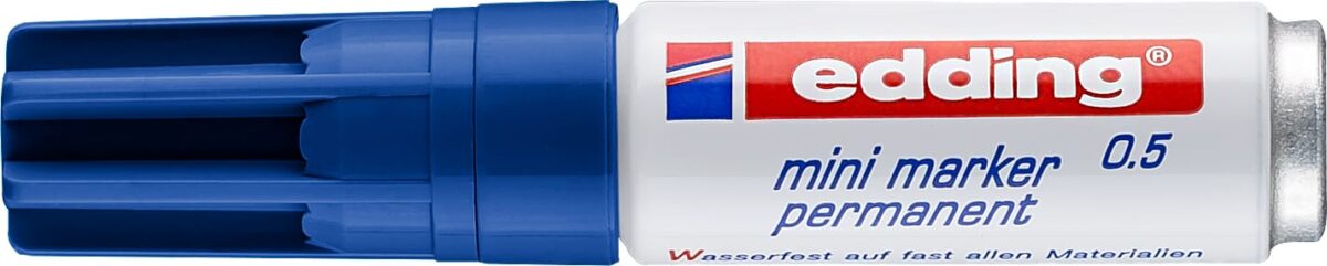 EDDING Mini Marker permanent 1,5-3mm 0-3 blau – Hochwertig & günstig bei ShopDeca