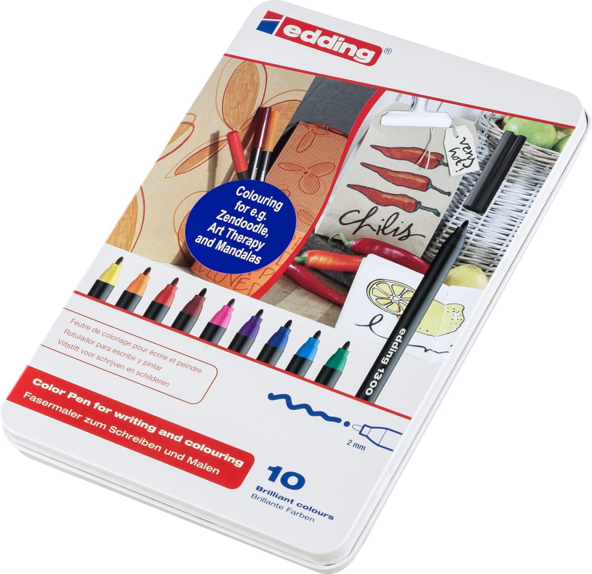 EDDING Faserschreiber 1300 2mm 1300-E10 10er Etui – Hochwertig & günstig bei ShopDeca