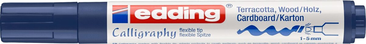EDDING Permanent Marker 1455 1-5mm 1455-17 blau – Hochwertig & günstig bei ShopDeca