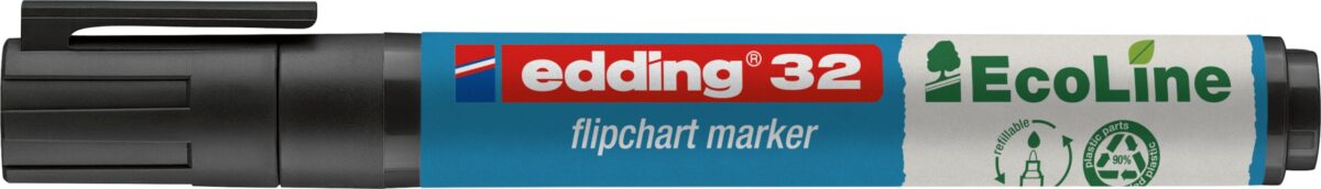 EDDING Flipchart Marker 32 1-5mm 32-1 schwarz – Hochwertig & günstig bei ShopDeca