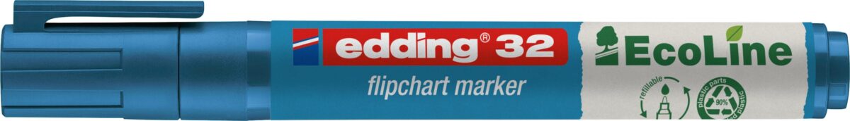 EDDING Flipchart Marker 32 1-5mm 32-3 blau – Hochwertig & günstig bei ShopDeca
