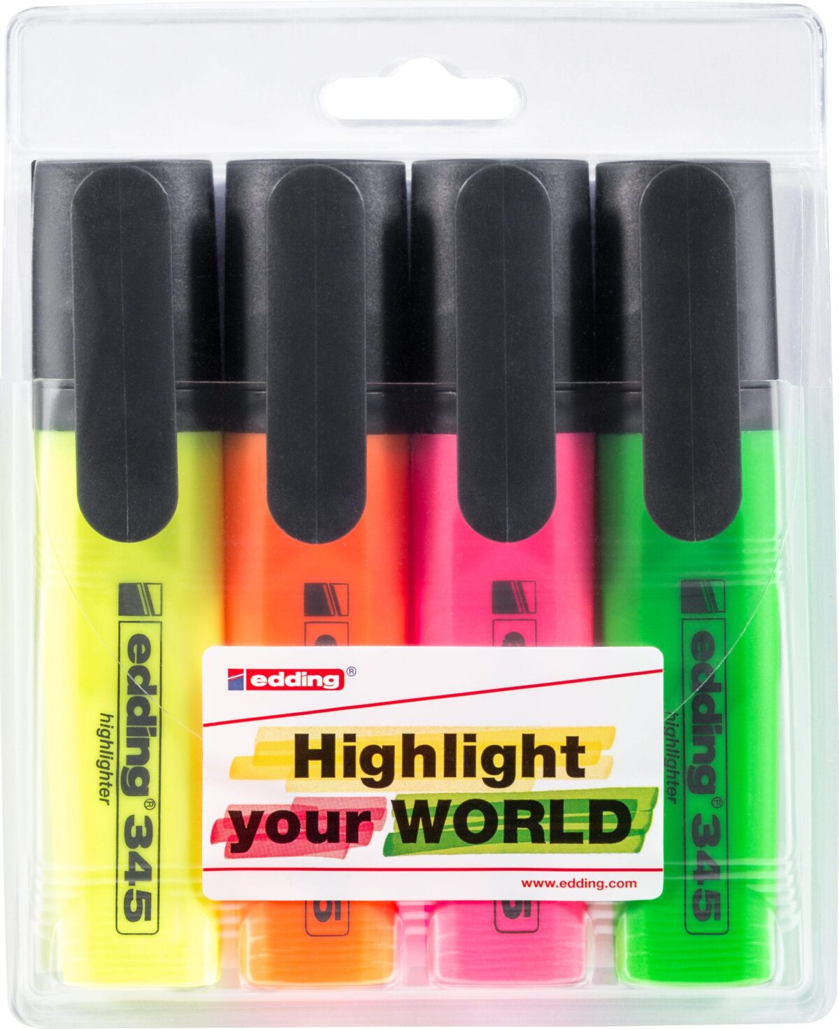 EDDING Textmarker 345 345-E4 4 Farben ass. – Hochwertig & günstig bei ShopDeca