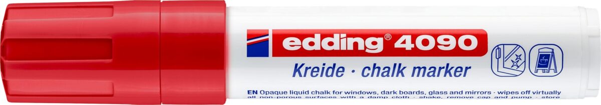 EDDING Windowmarker 4090 4-15mm 4090-2 rot – Hochwertig & günstig bei ShopDeca