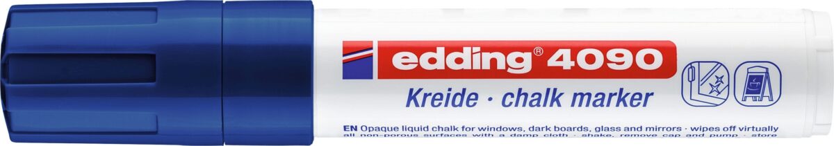 EDDING Windowmarker 4090 4-15mm 4090-3 blau – Hochwertig & günstig bei ShopDeca