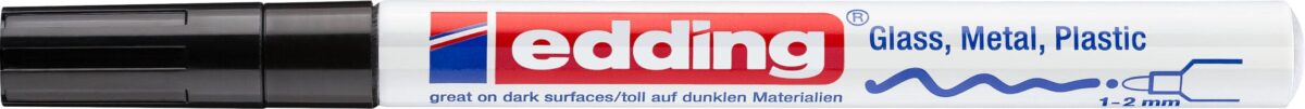 EDDING Paintmarker 751 CREA 1-2mm 751-1 CREA schwarz – Hochwertig & günstig bei ShopDeca