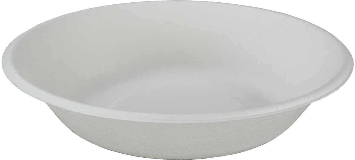 EJS Schale aus Bagasse 6.8dl, 19cm 4142.2004 weiss 50 Stk. – Hochwertig & günstig bei ShopDeca