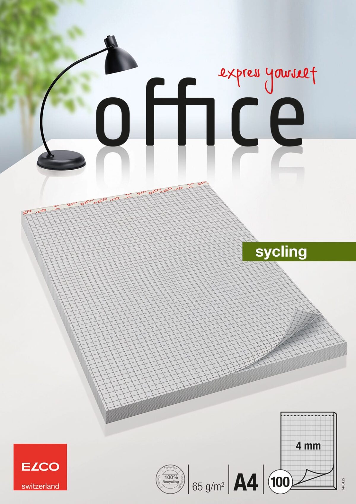ELCO Notizblock Office A4 74404.27 kariert, 65g 100 Blatt – Hochwertig & günstig bei ShopDeca