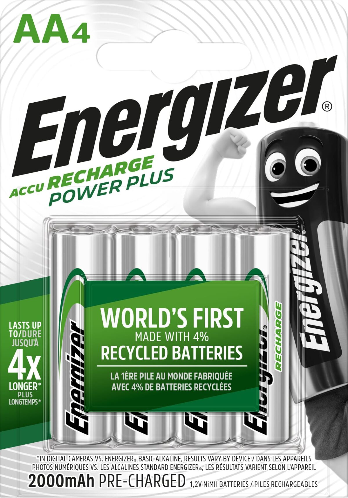 ENERGIZER Batterie Akku E300626701 AA/HR06, 2000mAh, 4 Stück – Hochwertig & günstig bei ShopDeca