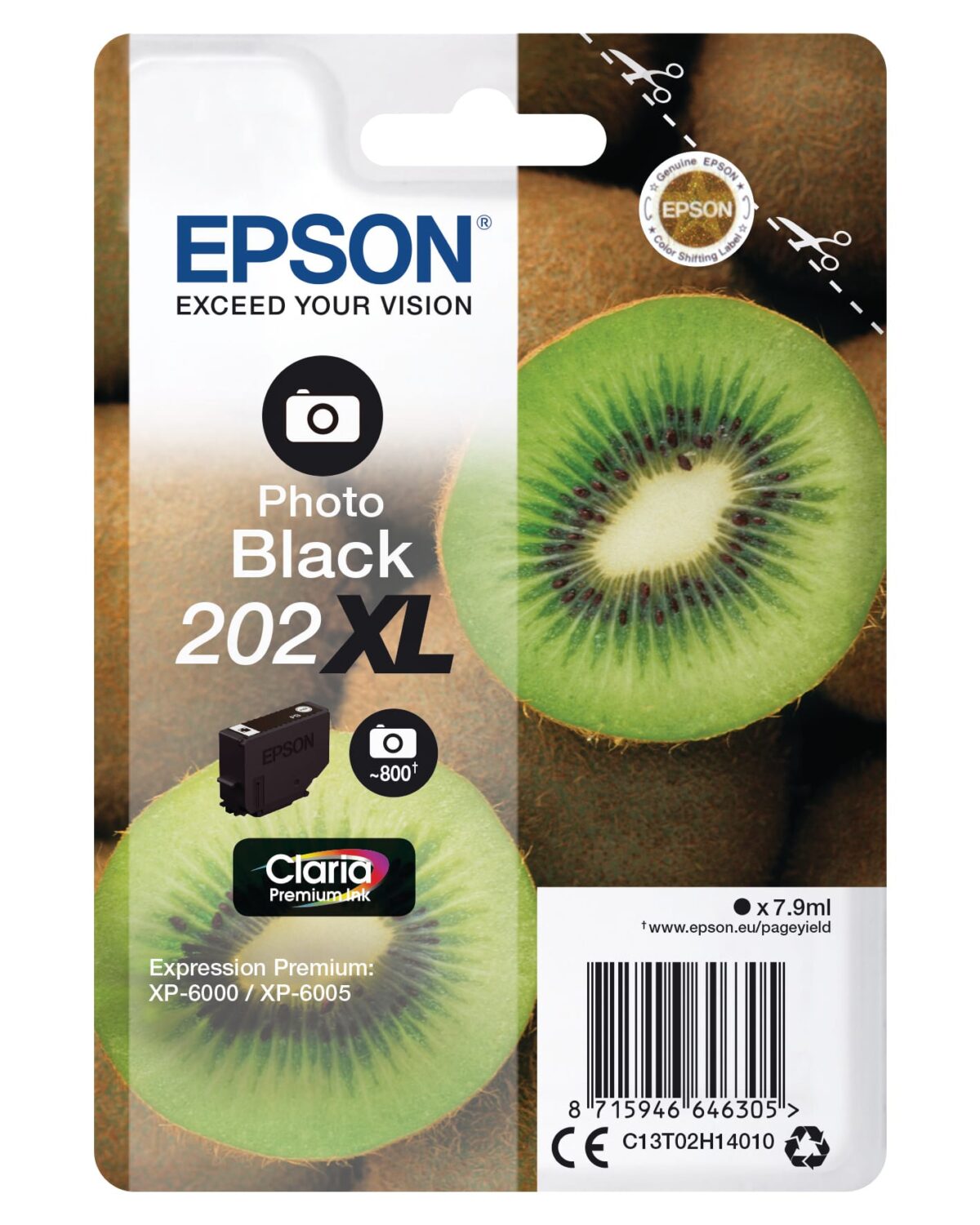 EPSON Tintenpatrone 202XL ph.schwarz T02H140 XP-6000/6005 800 Seiten – Hochwertig & günstig bei ShopDeca