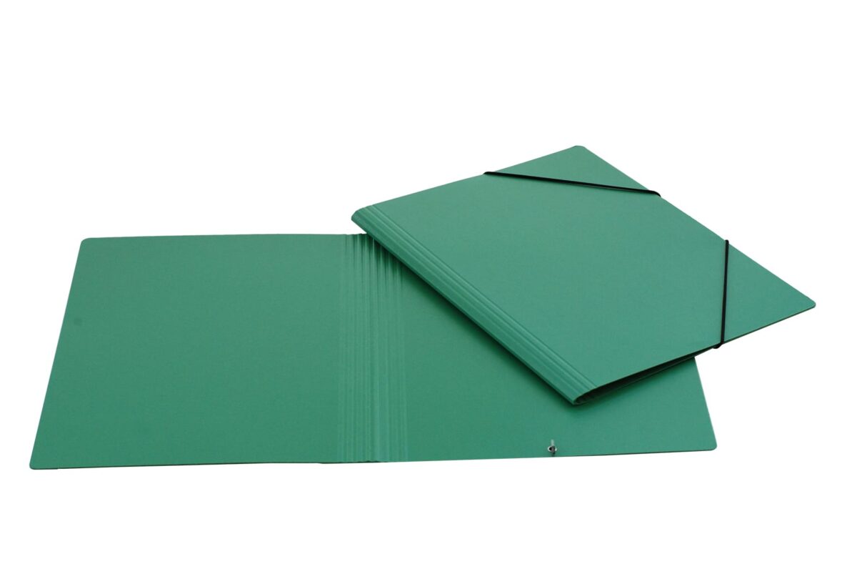 EROLA Gummibandmappe 800my A4 3228 grün Pressspan – Hochwertig & günstig bei ShopDeca