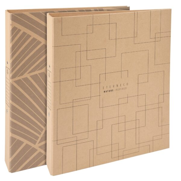 EXACOMPTA Ringbuch Eterneco A4 54947E braun, ass., 2-Ring 4.2cm