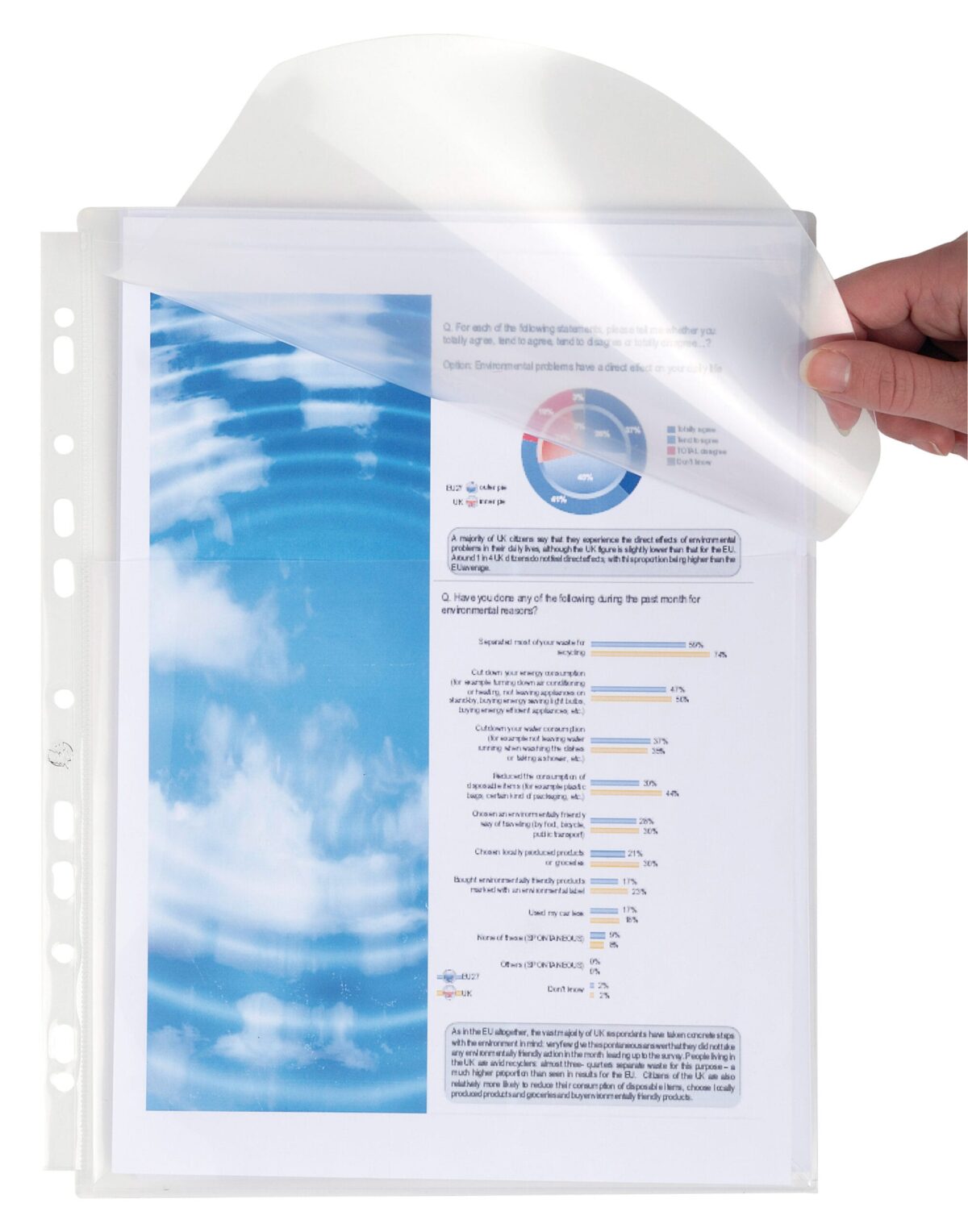 EXACOMPTA Zeigetasche PVC 140my A4 5502E transp. glatt 3 Seiten offen – Hochwertig & günstig bei ShopDeca