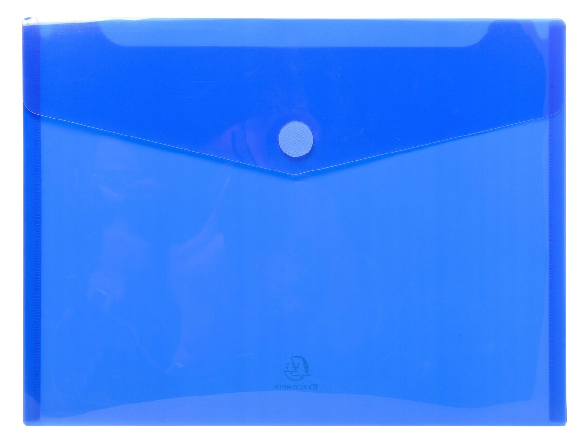 EXACOMPTA Dokumententasche A4 56422E PP, blau – Hochwertig & günstig bei ShopDeca