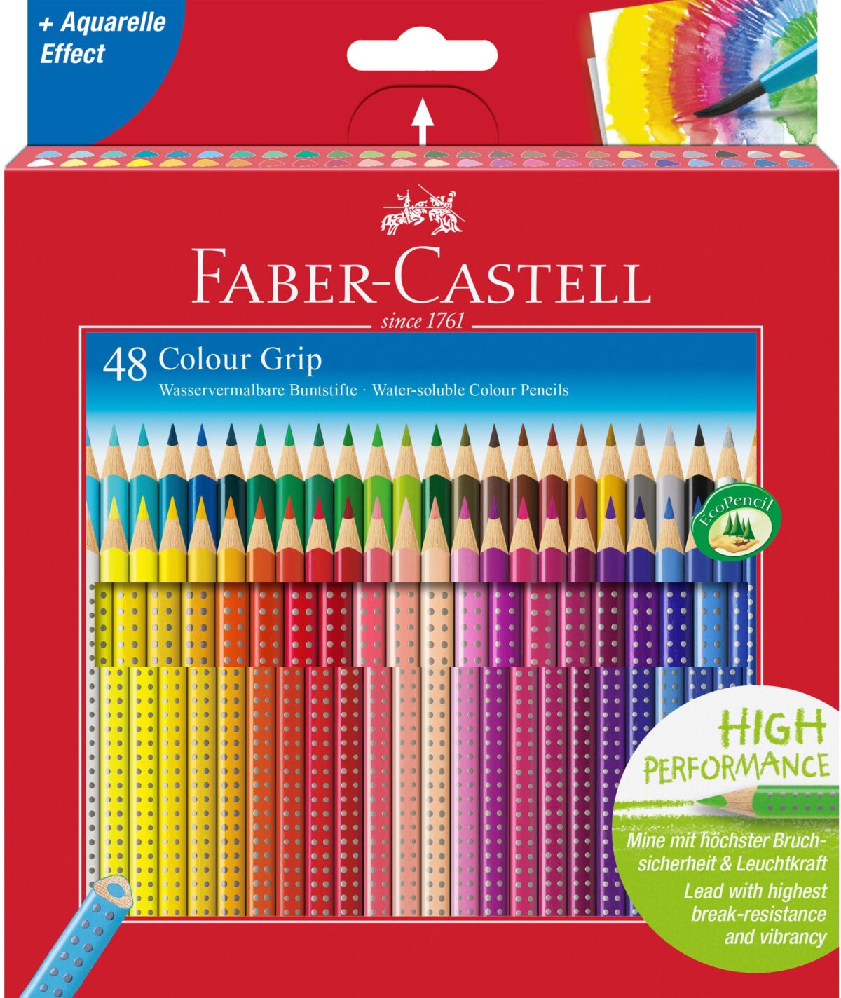 FABER-CASTELL Farbstifte Colour Grip 112449 48er Kartonetui – Hochwertig & günstig bei ShopDeca