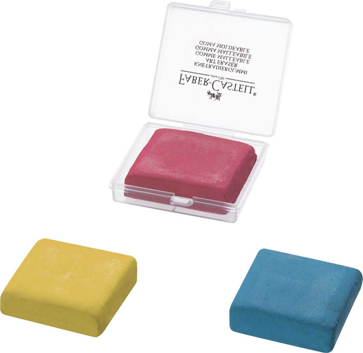 FABER-CASTELL Knetgummi 38x35x8mm 127321 farbig ass. – Hochwertig & günstig bei ShopDeca