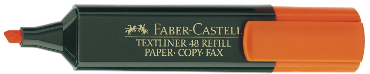 FABER-CASTELL Textmarker TL 48 1-5mm 154815 orange – Hochwertig & günstig bei ShopDeca