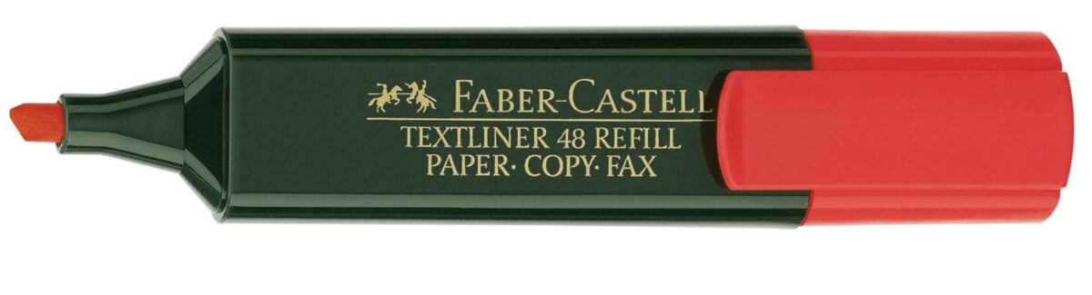 FABER-CASTELL Textmarker TL 48 1-5mm 154821 rot – Hochwertig & günstig bei ShopDeca