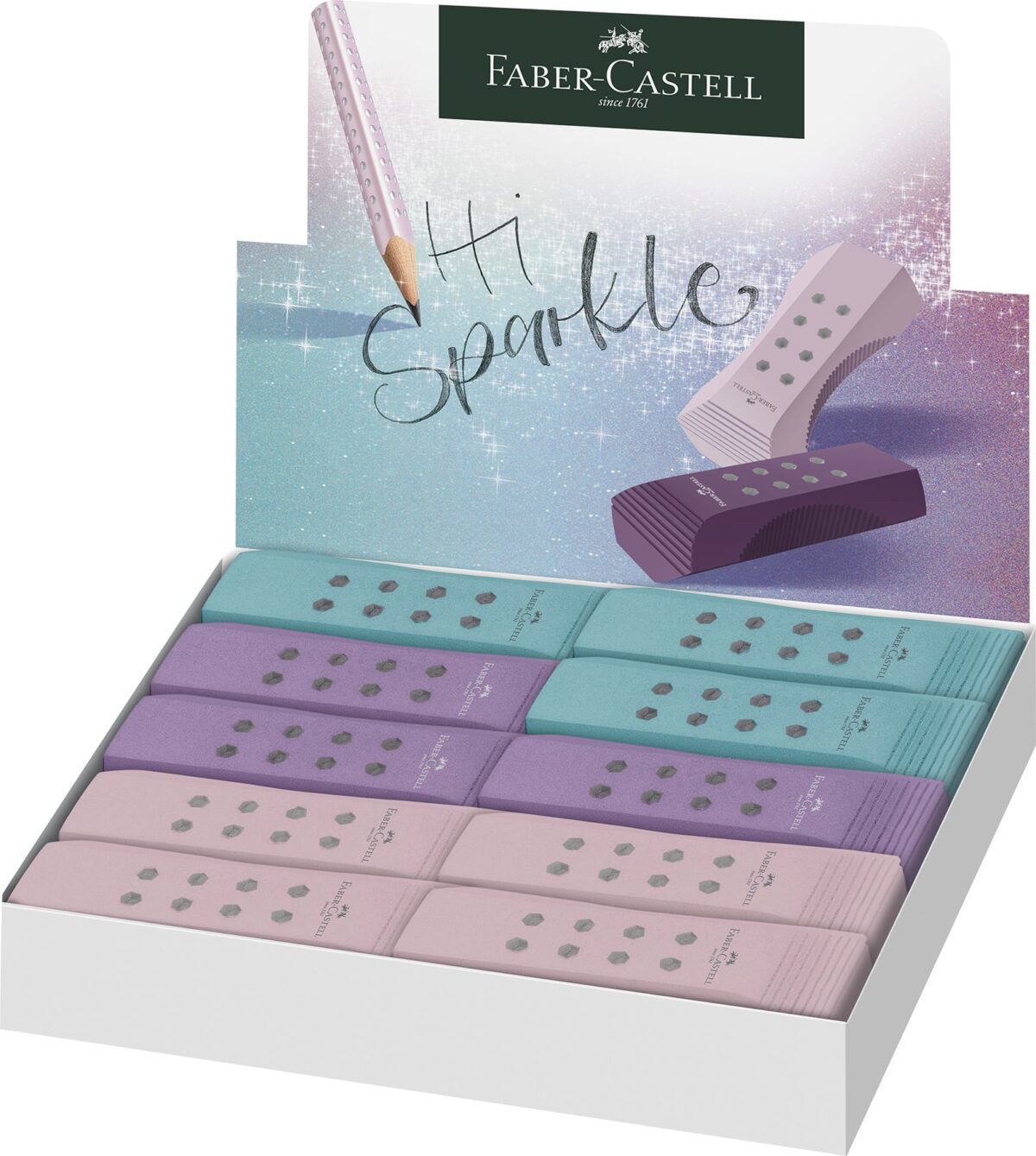 FABER-CASTELL Radierer RollOn 187310 Sparkle 3 Farben ass. – Hochwertig & günstig bei ShopDeca