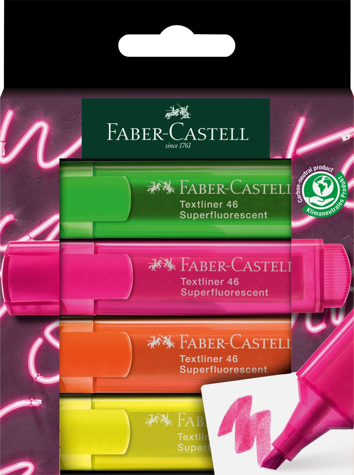 FABER-CASTELL Textliner TL 46 254600 4er Etui GenZ – Hochwertig & günstig bei ShopDeca