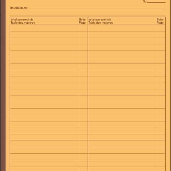 FAVORIT Devis Ausmassbuch D/F A4 2078 OK weiss 50x2 Blatt