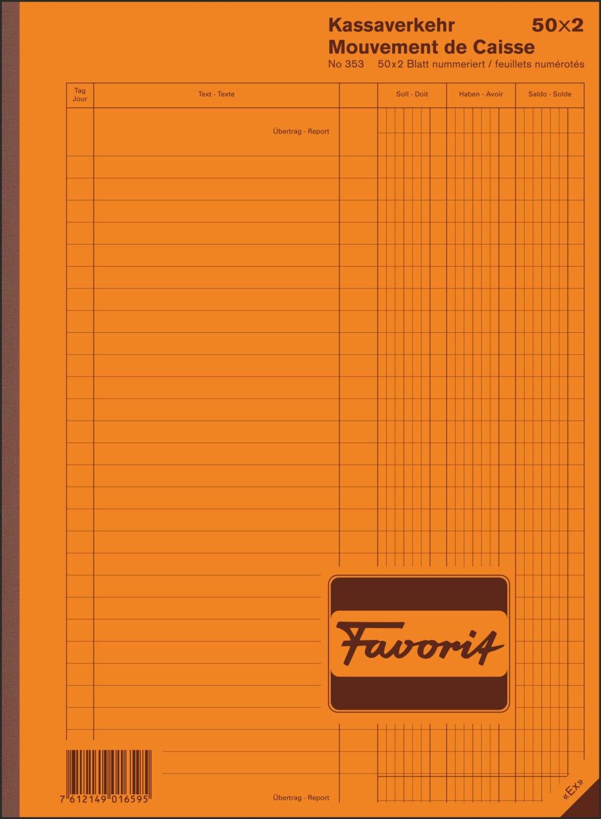 FAVORIT Kassa Rapport A4 353 – Hochwertig & günstig bei ShopDeca