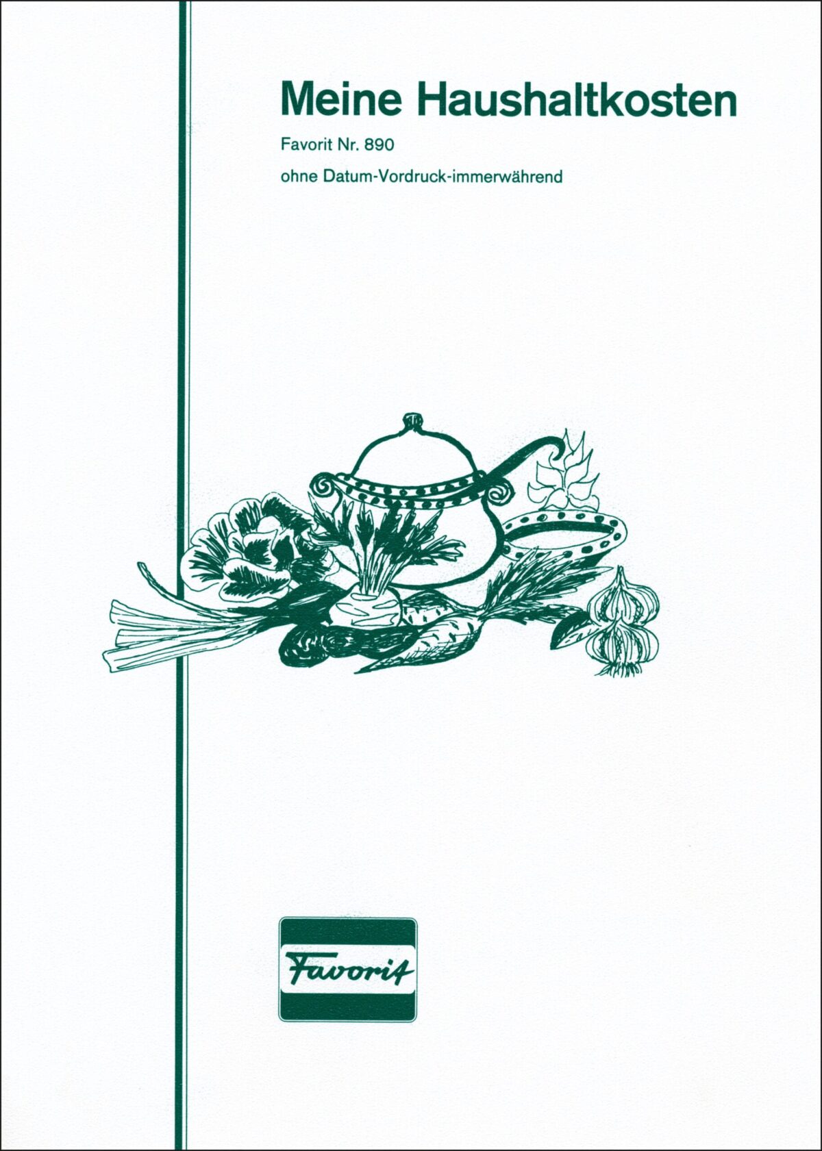 FAVORIT Haushaltbuch A4 890 24 Blatt – Hochwertig & günstig bei ShopDeca
