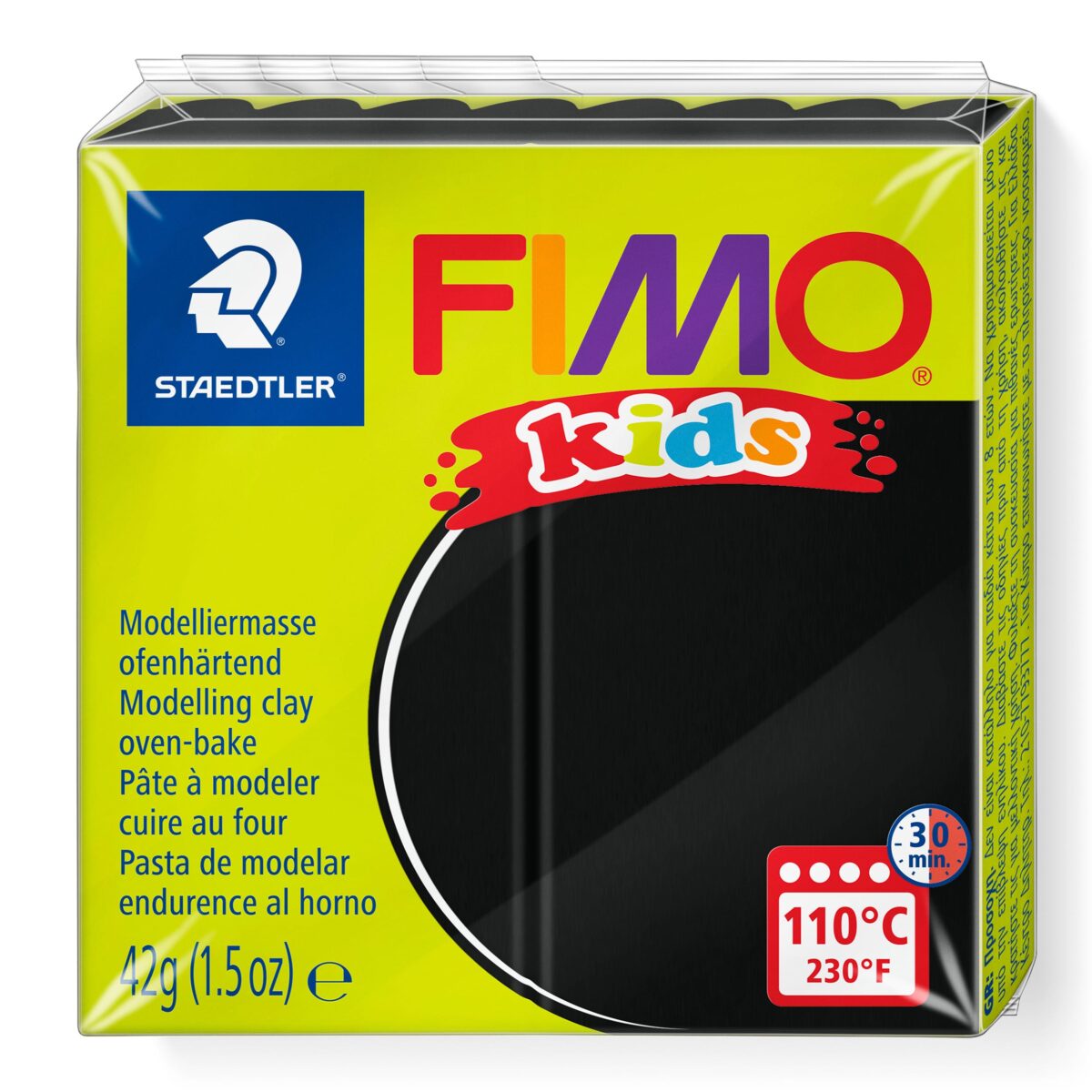 FIMO Knete Kids 42g 8030-9 schwarz – Hochwertig & günstig bei ShopDeca