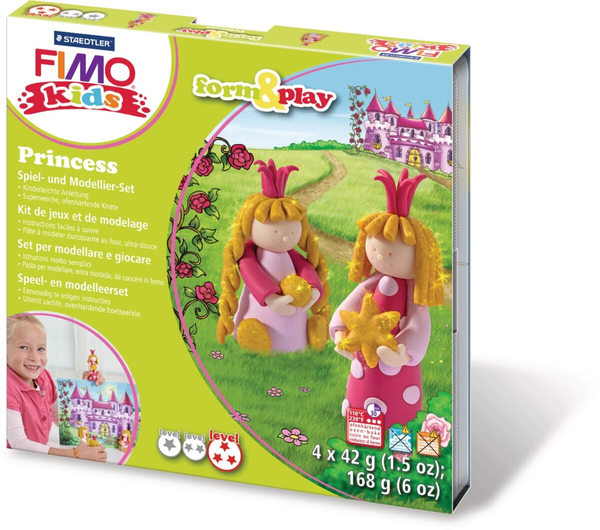 FIMO form&play 4x42g 803406LY Set Princess – Hochwertig & günstig bei ShopDeca