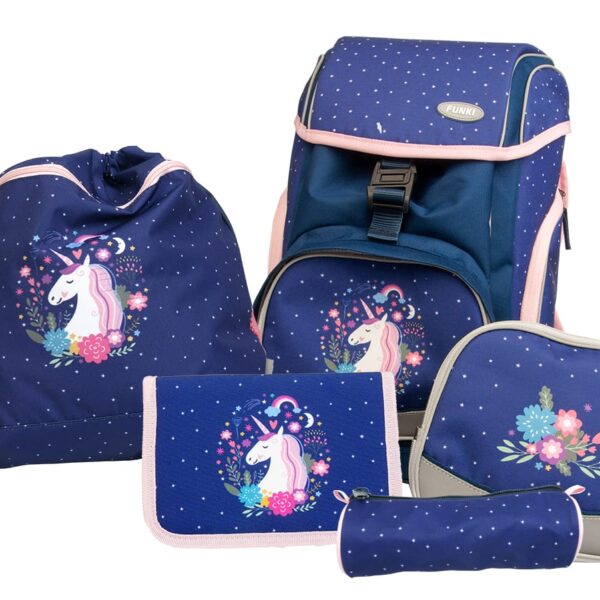 FUNKI Flexy-Bag Set 6040.601 Unicorn, 5-teilig