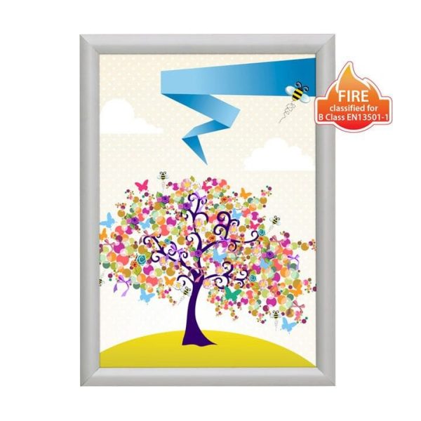 Klapprahmen Alu Feuer - Feuerfest 25 mm