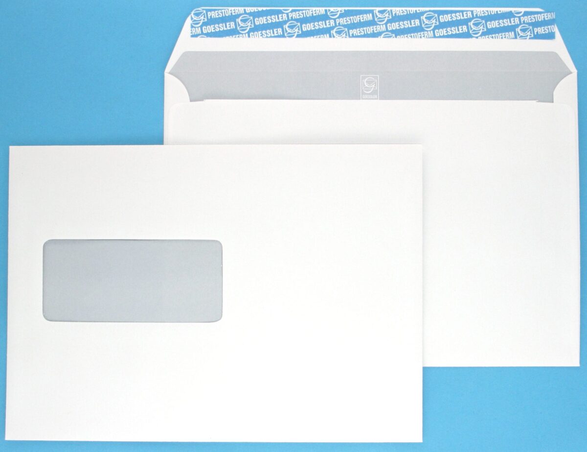 GOESSLER Couvert Cavanna m/Fenster C5 1354 100g, weiss 500 Stück – Hochwertig & günstig bei ShopDeca