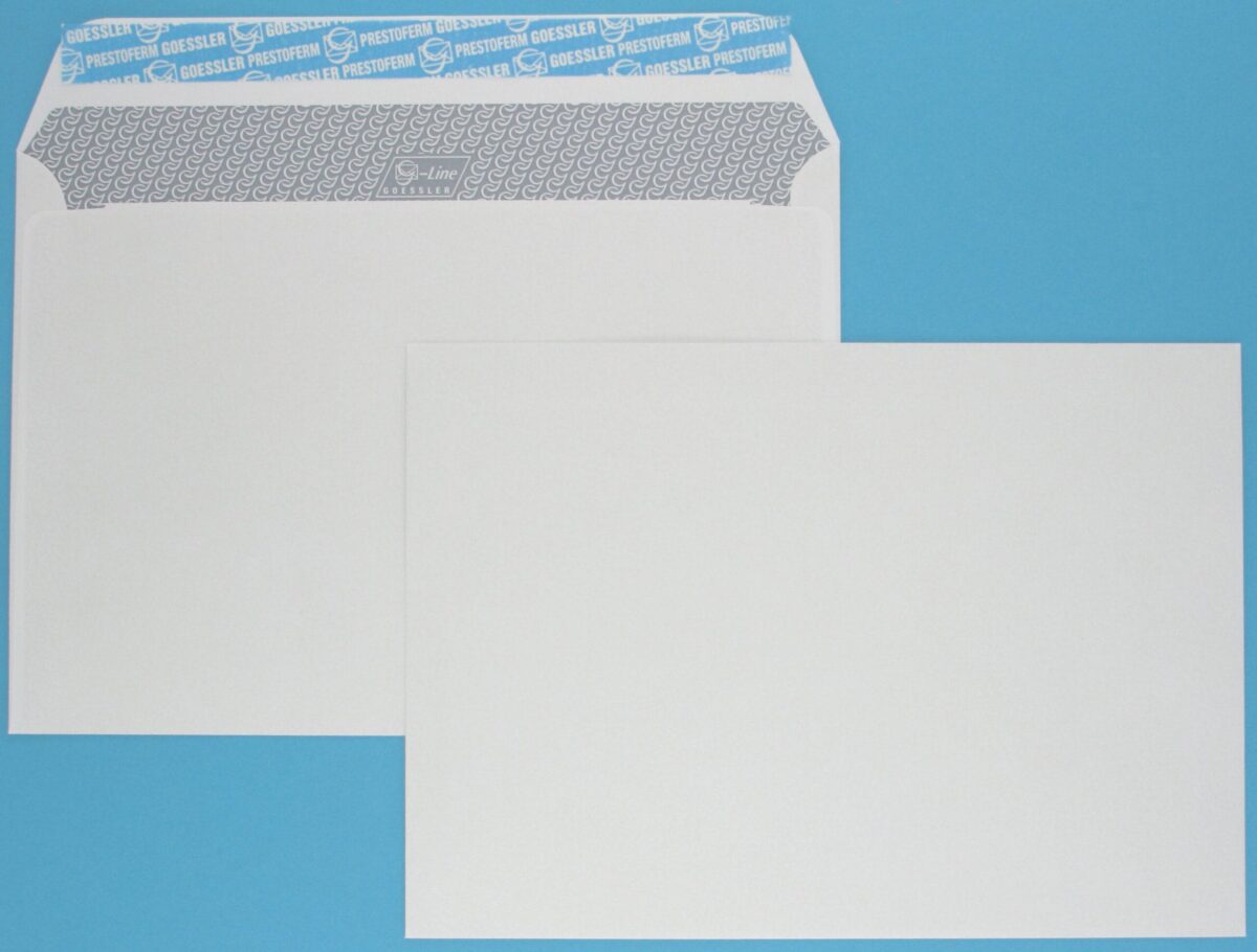 GOESSLER Couvert G-Line o/Fenster C5 2050 80g, weiss 500 Stück – Hochwertig & günstig bei ShopDeca