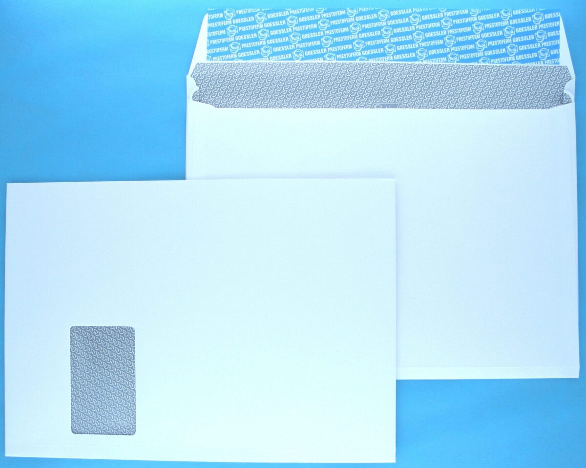 GOESSLER Couvert Expanso m/Fenster C4 2212 120g/weiss/Seitenfalt. 100 St. – Hochwertig & günstig bei ShopDeca