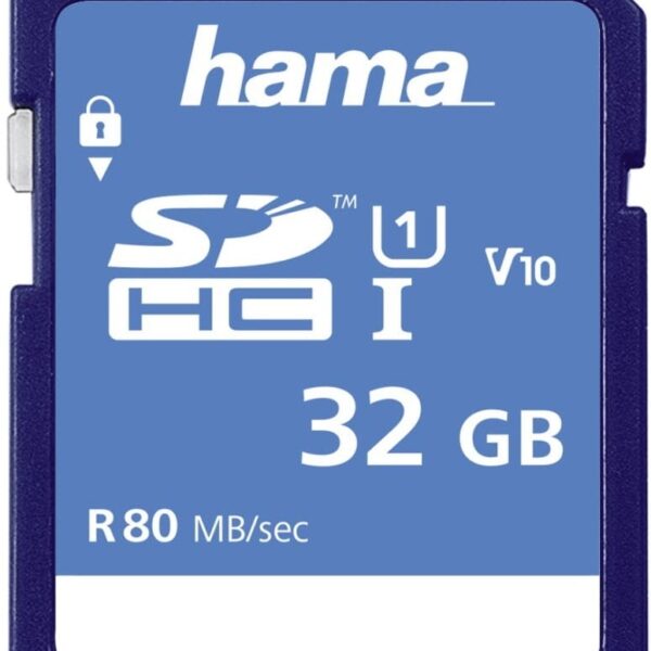 HAMA SDHC 32GB 124135 Class 10 UHS-I 80MB/S