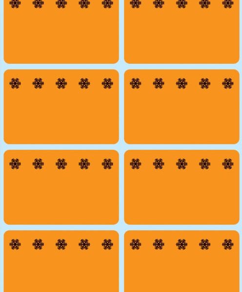 HERMA Tiefkühletiketten 26x40mm 3774 orange 48 Stück