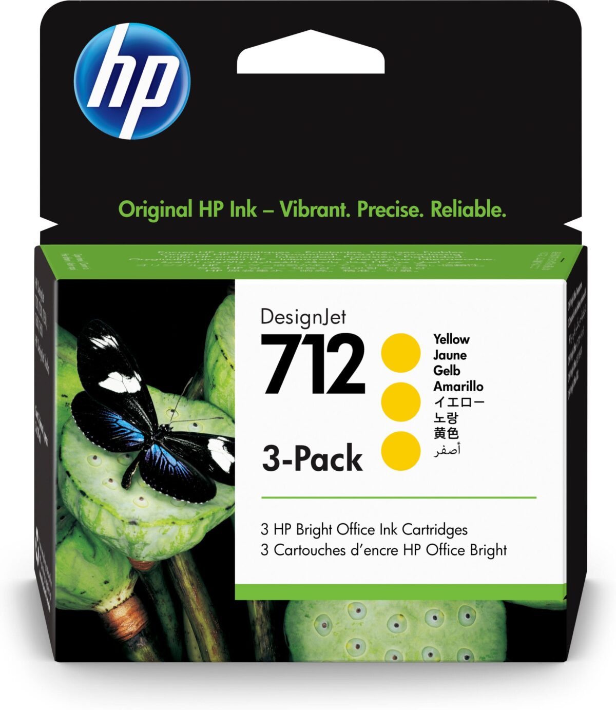 HP Tintenpatrone 712 yellow 3ED79A DesignJet T230/250/630 3x29ml – Hochwertig & günstig bei ShopDeca