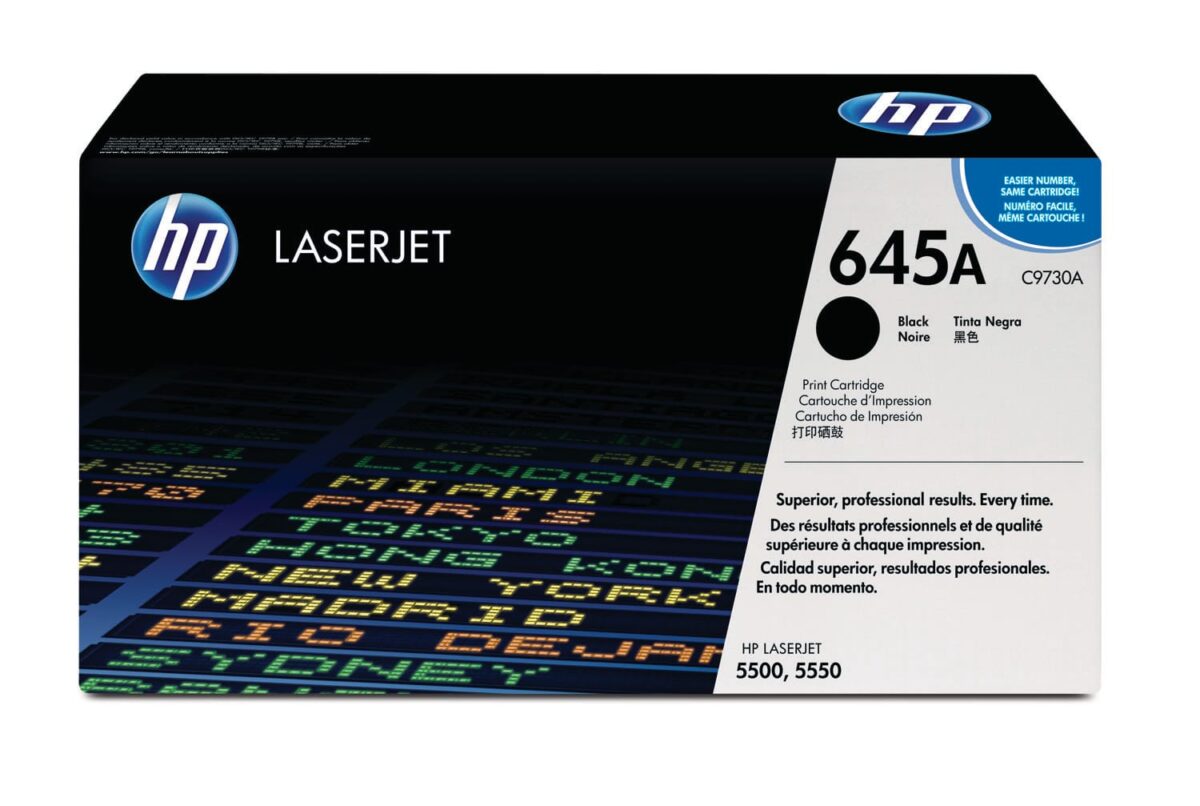 HP Toner-Modul 645A schwarz C9730A Color LaserJet 5500 13'000 S. – Hochwertig & günstig bei ShopDeca