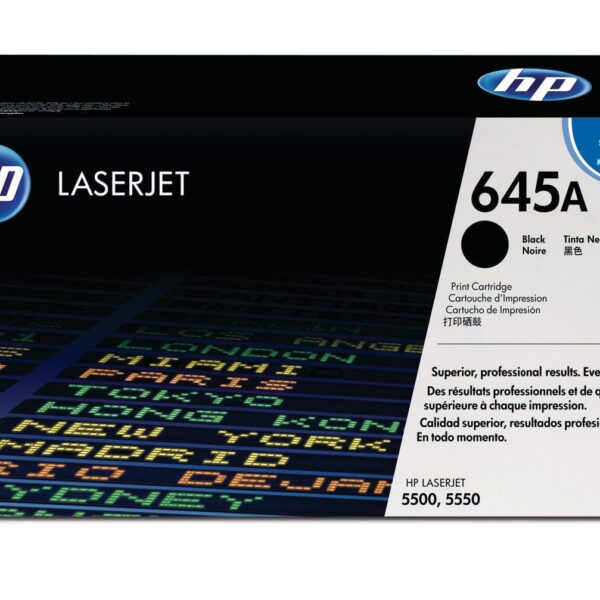 HP Toner-Modul 645A schwarz C9730A Color LaserJet 5500 13'000 S.