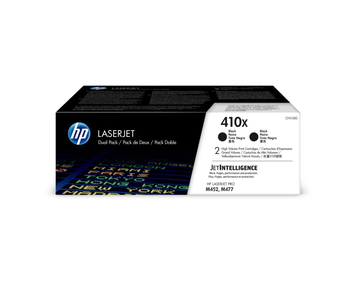 HP Toner-Modul 410X schwarz CF410XD CLJ Enterprise M452 2 Stück – Hochwertig & günstig bei ShopDeca