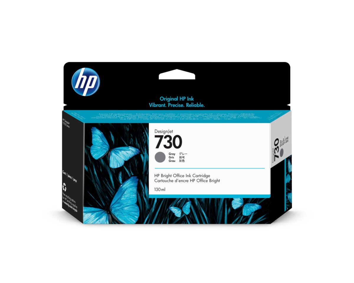 HP Tintenpatrone 730 gray P2V66A DesignJet T1700 130ml – Hochwertig & günstig bei ShopDeca
