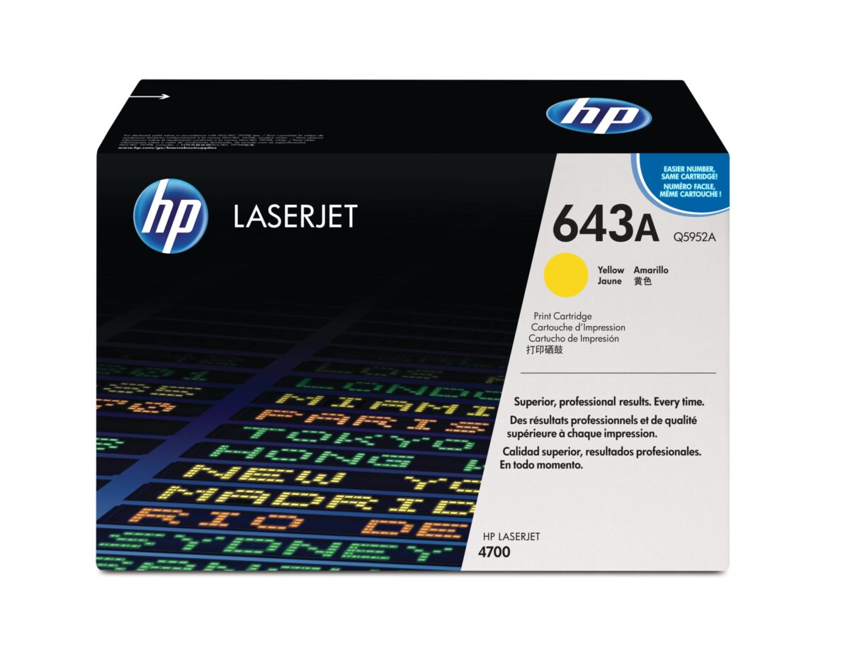 HP Toner-Modul 643A yellow Q5952A Color LaserJet 4700 10'000 S. – Hochwertig & günstig bei ShopDeca